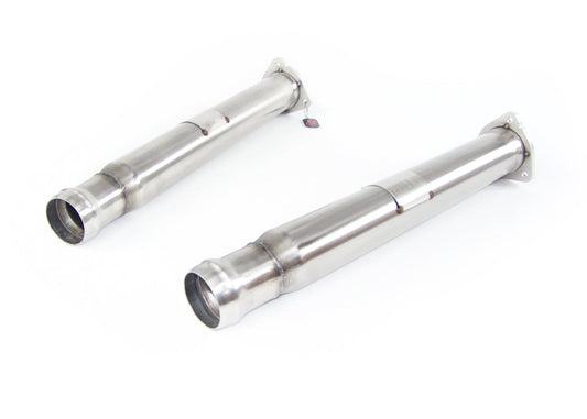 QuickSilver Aston Martin Vanquish and Vanquish S Secondary Catalyst Replacement Pipes - Pair