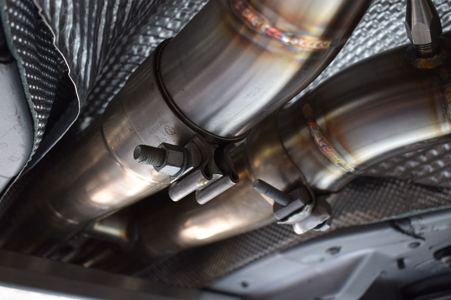 QuickSilver Aston Martin V8 Vantage OPF/GPF Delete Pipes