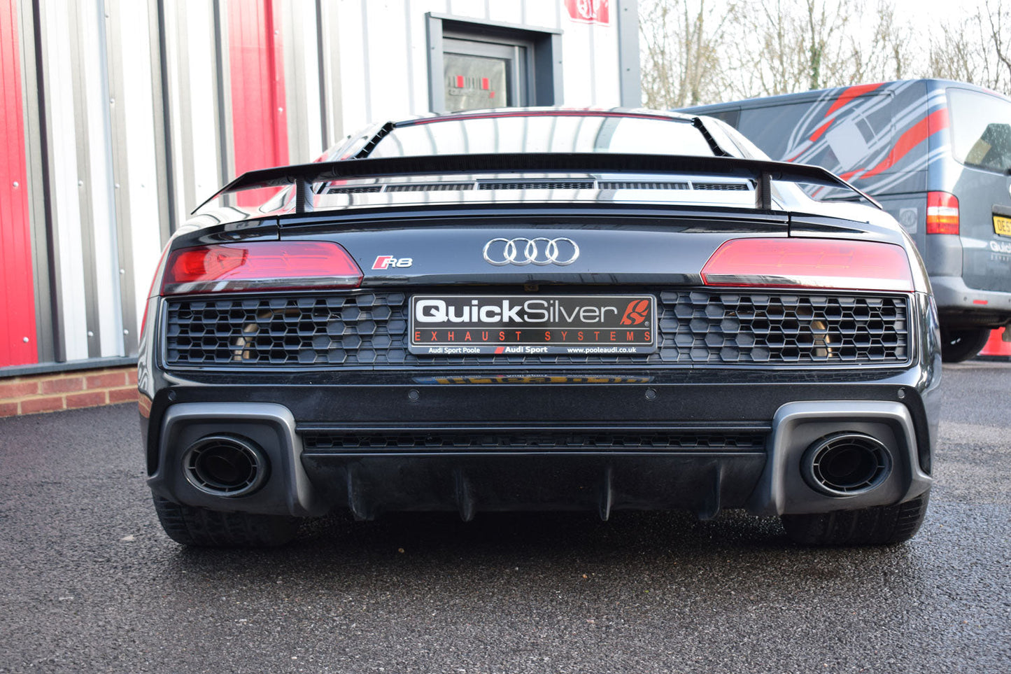QuickSilver Audi R8 V10 w/ GPF Euro-Spec GPF Delete Pipes