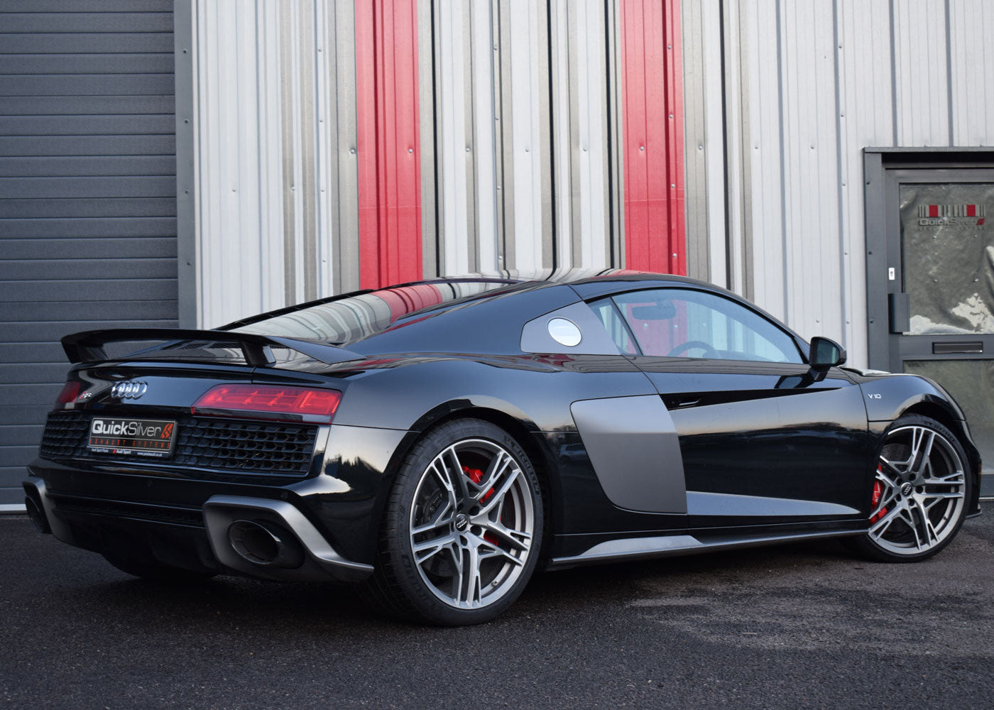 QuickSilver Audi R8 V10 w/ GPF Euro-Spec GPF Delete Pipes