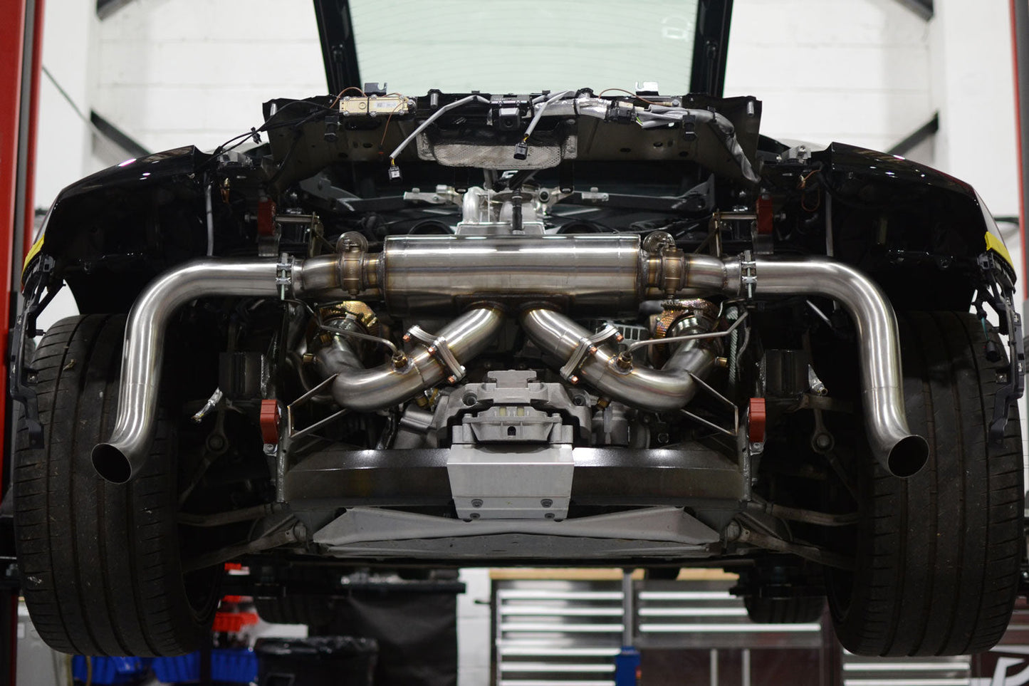 QuickSilver Audi R8 V10 w/ GPF Euro-Spec GPF Delete Pipes
