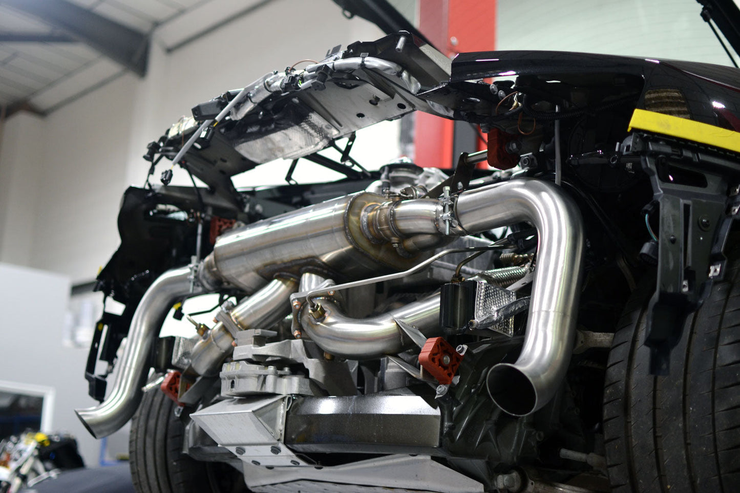 QuickSilver Audi R8 V10 w/ GPF Euro-Spec GPF Delete Pipes