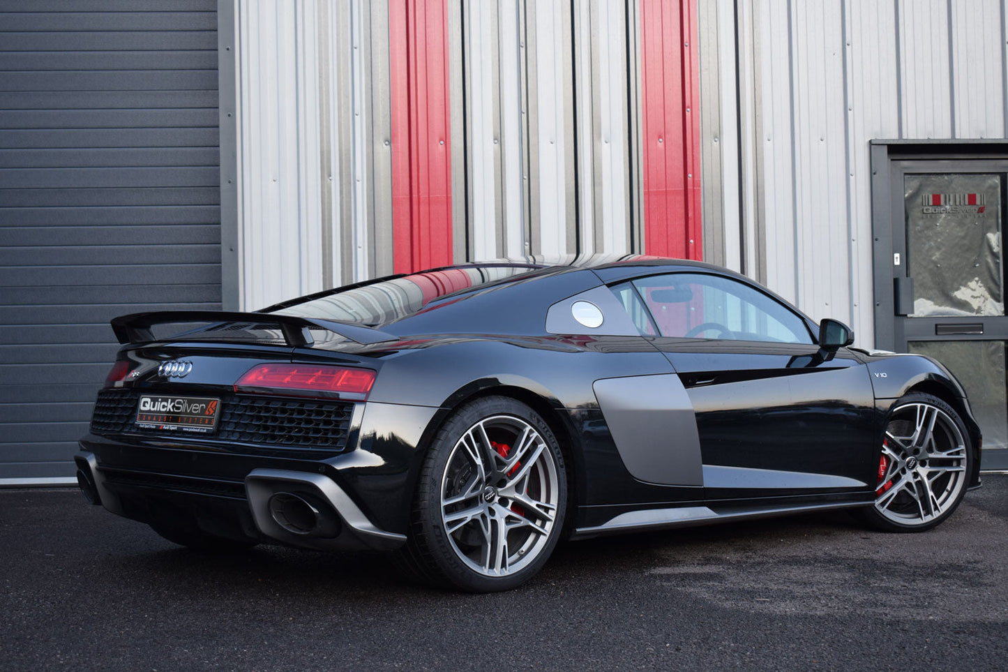 QuickSilver Audi R8 V10 w/ GPF Euro-Spec GPF Delete Pipes