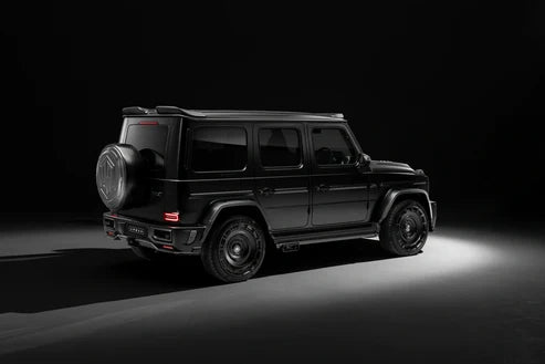 Mercedes W465 G-wagon Aerokit / Widetrack Upper Rear Spoiler With Urban Emblem - Visual Carbon Fibre