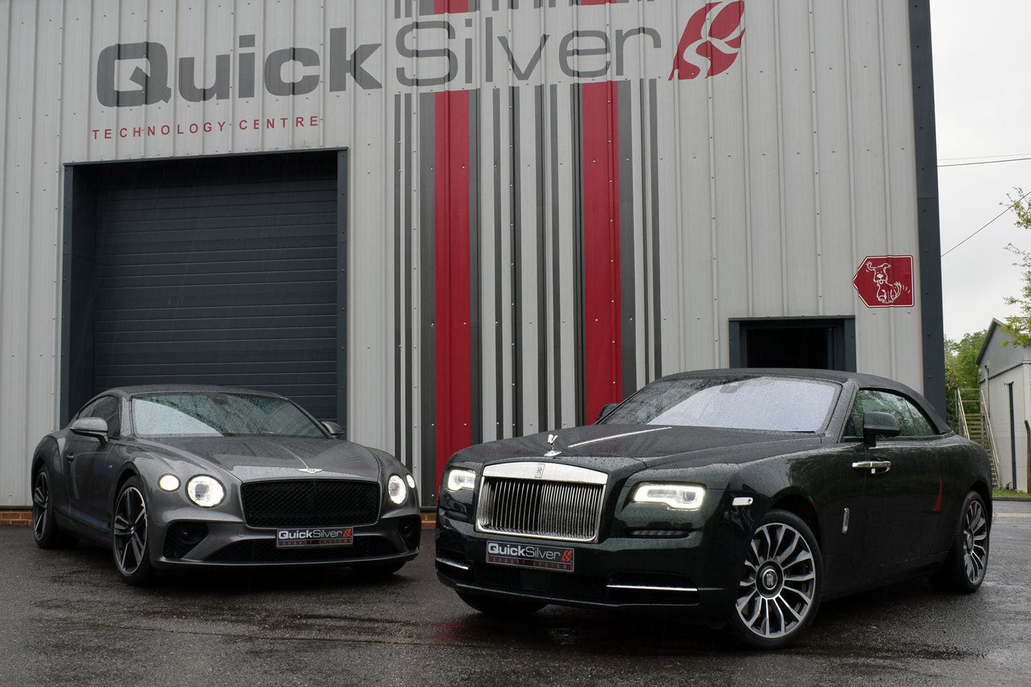 QuickSilver Bentley Continental GT V8 Sport Rear Sections w/ Sound Architect