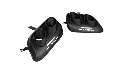 Novitec Ferrari 12Cilindri Tailpipes Set - Gold Plated Stainless Steel