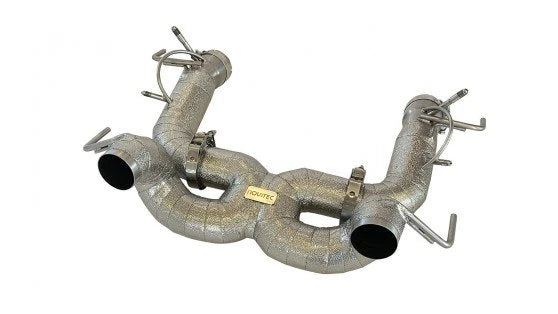 Novitec Ferrari SF90/XX Race Exhaust System - Stainless Steel - without flap-regulation