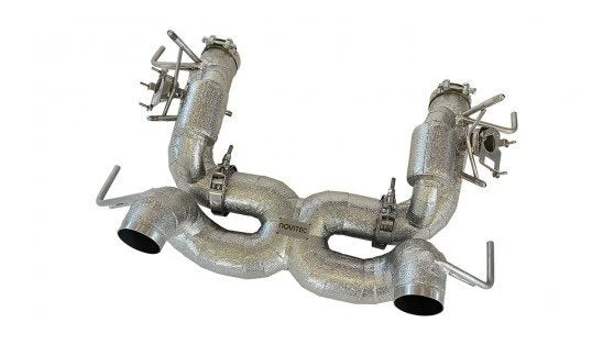 Novitec Ferrari SF90/XX Power Exhaust System - Inconel Gold Plated - with flap-regulation