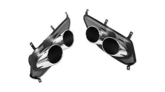 Novitec Ferrari Roma NOVITEC tailpipes (set of 2) with new mesh-insert polished
