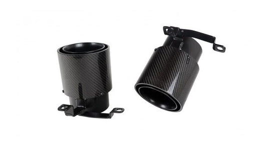 Novitec Ferrari F8 Tailpipes Carbon-Stainless Steel (2pc)