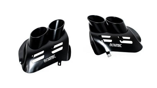 Novitec Ferrari Purosangue Stainless Steel Tailpipes - Black (Pair) 2026+