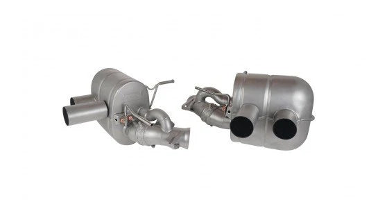 Novitec Ferrari SP1 / SP2 Exhaust System - Inconel Gold Plated - without flap-regulation