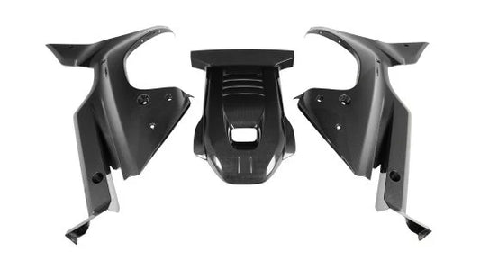 Novitec Ferrari 12Cilindri cover engine compartment (original Look) - visible Carbon