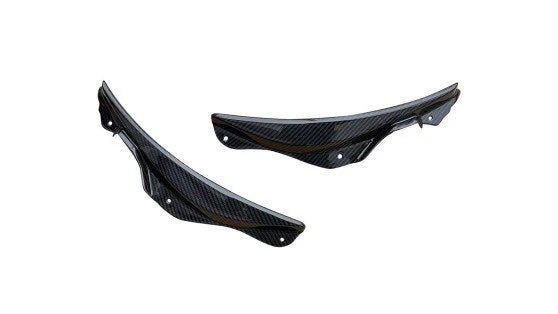 Novitec Ferrari SF90 frontbumper attachment lateral visible Carbon