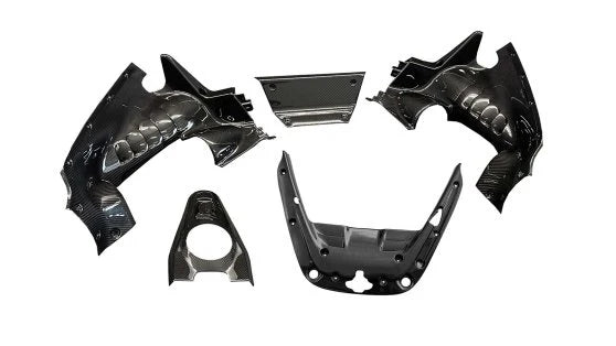 Novitec Ferrari SF90 cover engine bay visible Carbon for Coupe