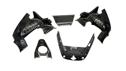 Novitec Ferrari SF90 cover engine bay visible Carbon for Spider