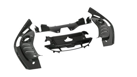 Novitec Ferrari 296 cover engine bay visible Carbon GTB