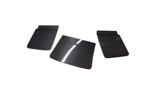 Novitec Ferrari F8 cover for rear diffusor air-opening (3 parts) visible Carbon