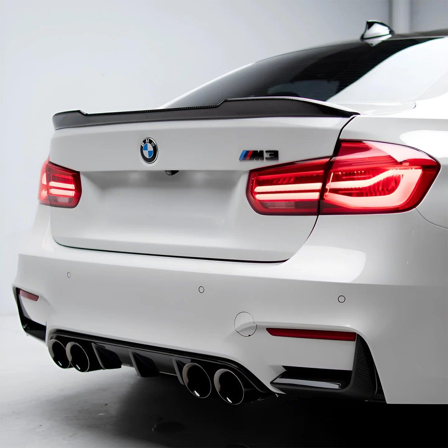 Rear Spoiler CS Full Carbon Fits BMW 3 Series F30 And M3 F80