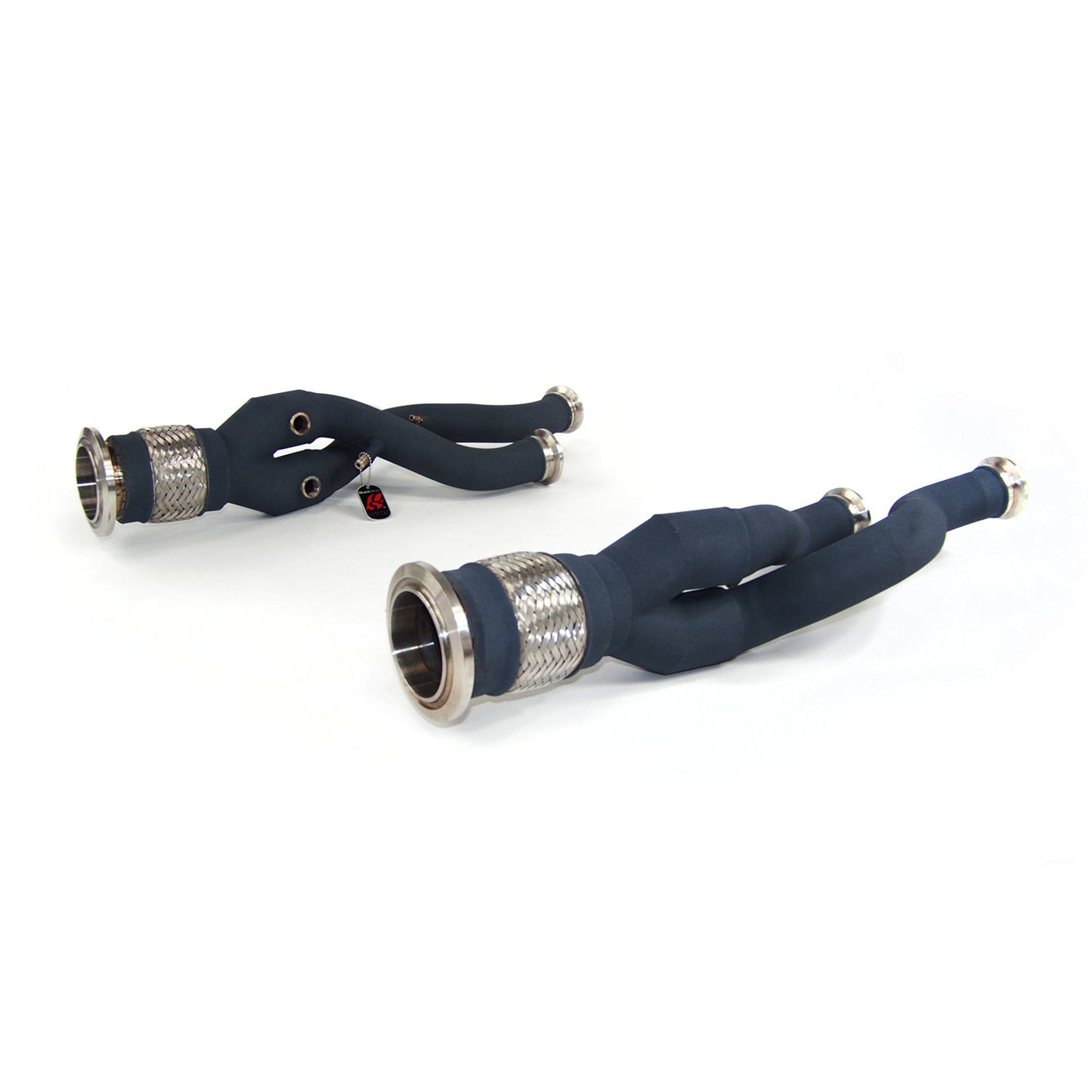 QuickSilver Lamborghini Aventador LP700-4 and LP720-4 Catalyst Delete Pipes - Ceramic