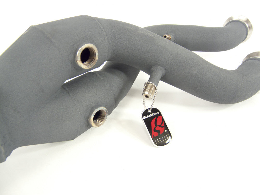 QuickSilver Lamborghini Aventador LP700-4 and LP720-4 Catalyst Delete Pipes - Ceramic