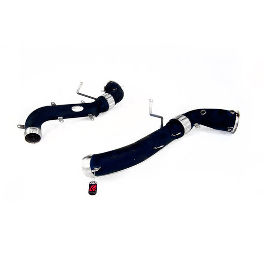 QuickSilver McLaren 675LT Catalyst Replacement Pipes Ceramic - Pair
