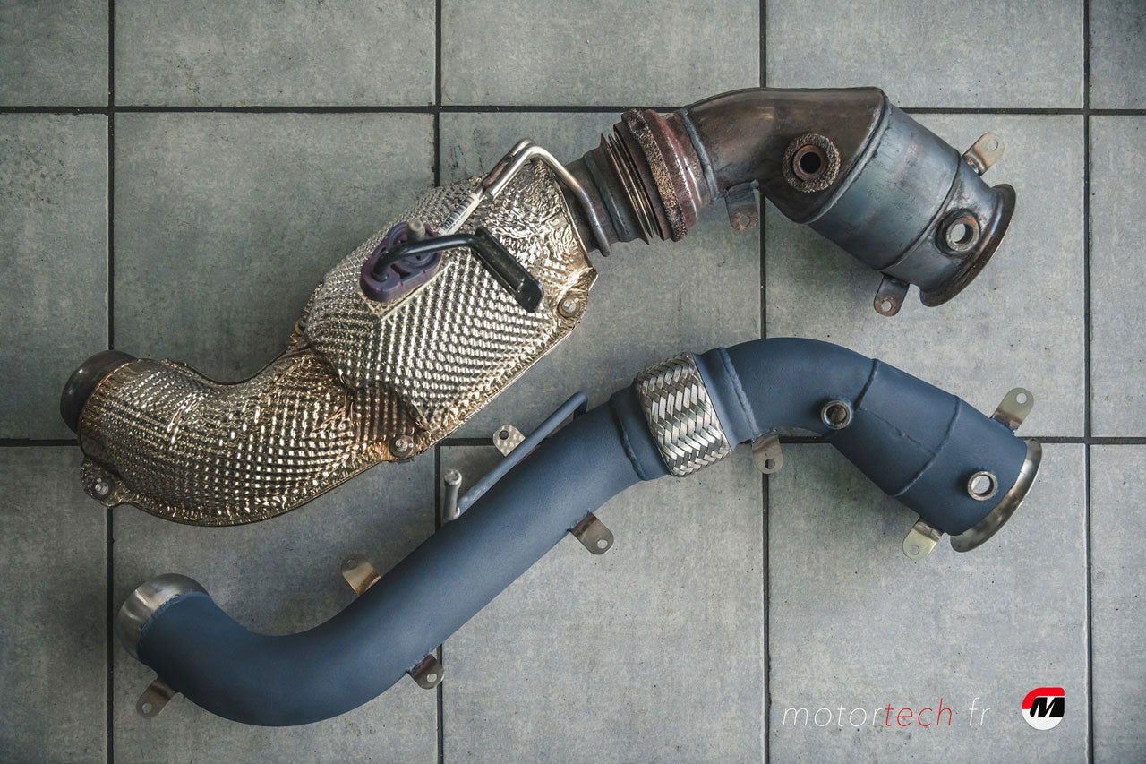 QuickSilver McLaren 540C Catalyst Replacement Pipes Ceramic - Pair