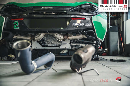 QuickSilver McLaren 540C Catalyst Replacement Pipes Ceramic - Pair
