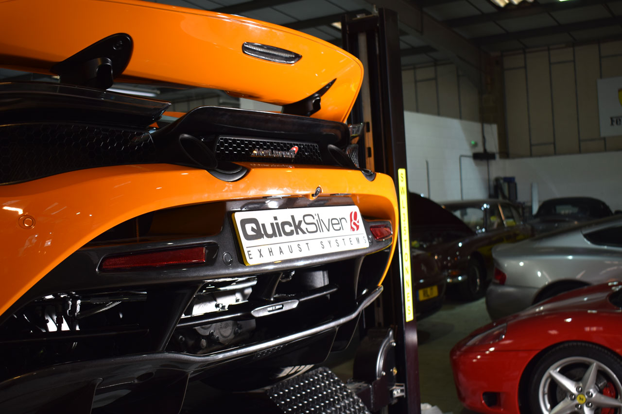 QuickSilver McLaren 720S Catalyst Replacement Pipes Ceramic