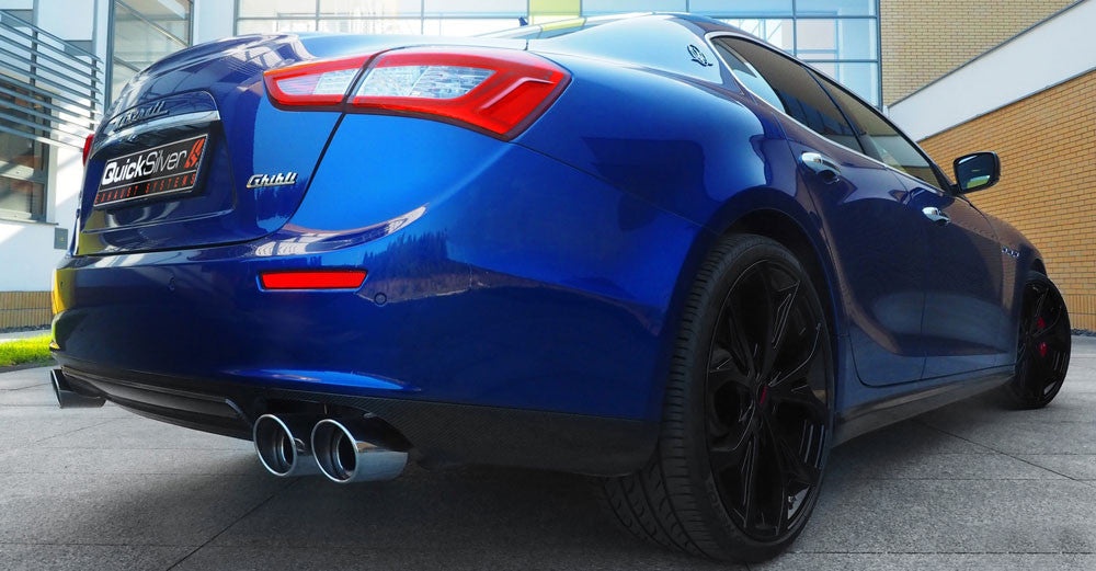 QuickSilver Maserati Ghibli inc S and Q4 Petrol Sport system w/ Sound Architect