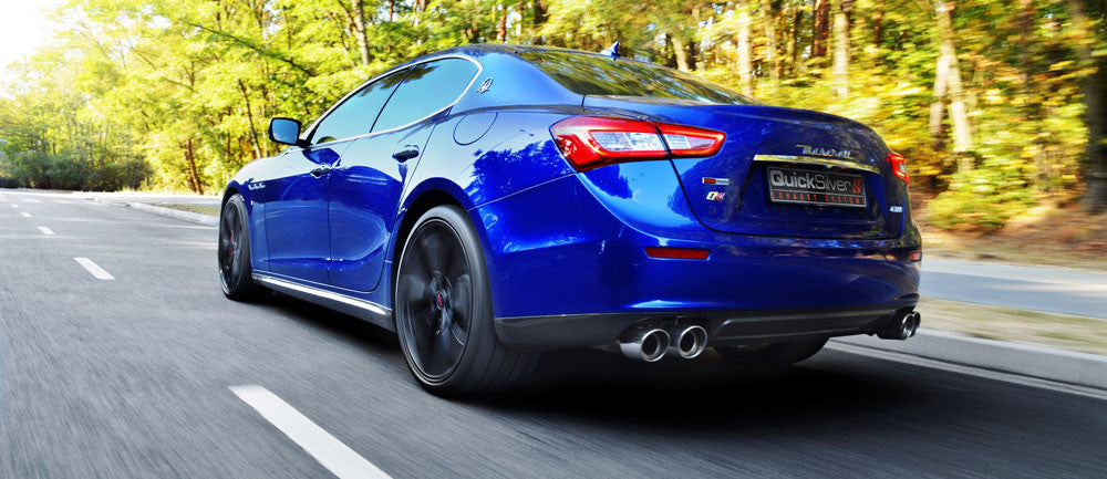 QuickSilver Maserati Ghibli inc S and Q4 Petrol Sport system w/ Sound Architect