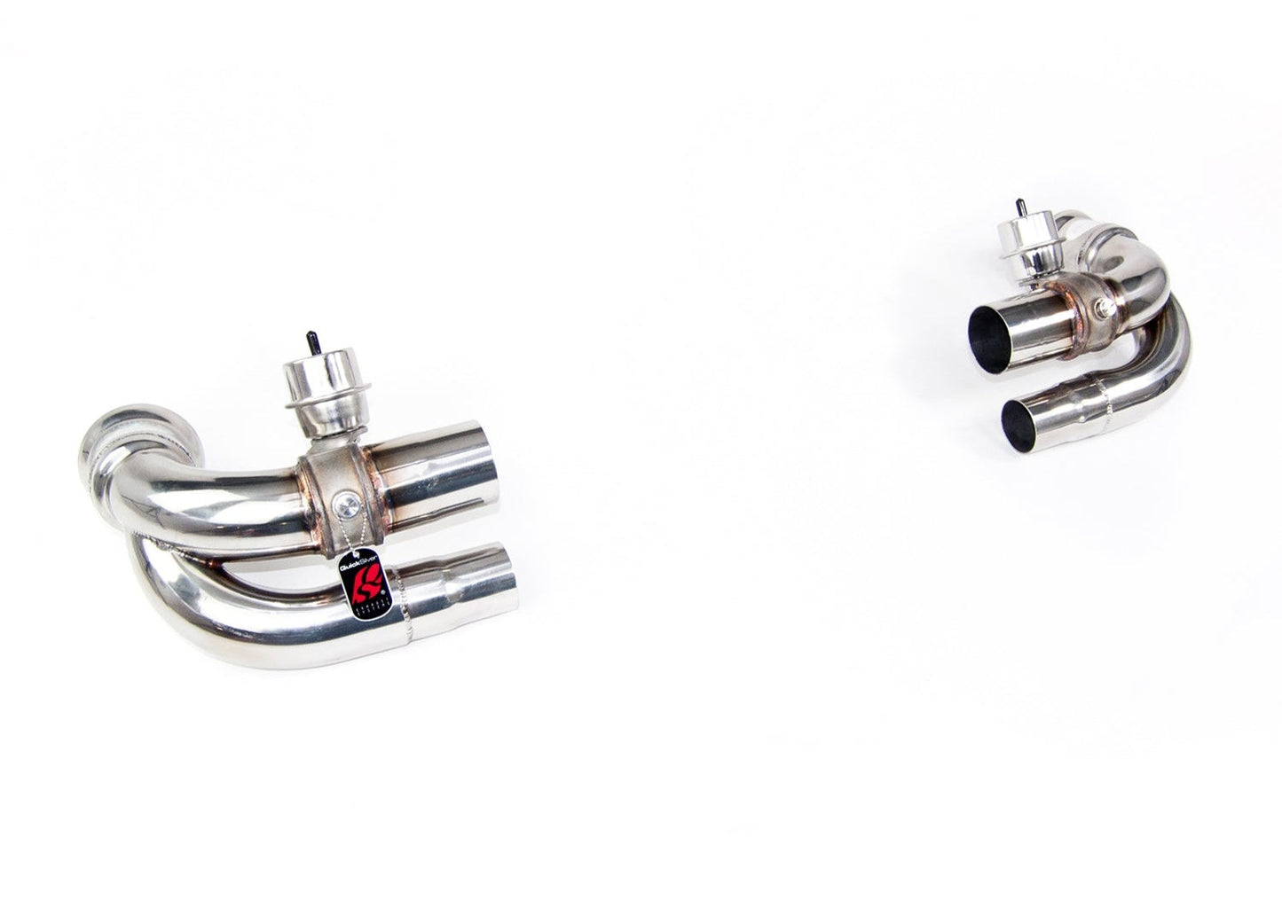 QuickSilver Porsche 911 GT3 and RS (991 Gen1 and Gen2) Side Muffler Deletes w/Valves