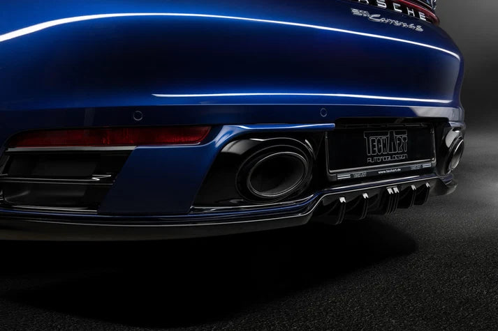 TECHART Porsche 992 Carrera (992.1) Diffuser attachment rear bumper