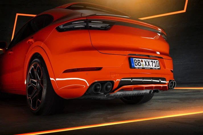 TECHART Porsche 9YA Cayenne / Coupe E3 from model year 2018 Rear diffuser SportDesign rear bumper