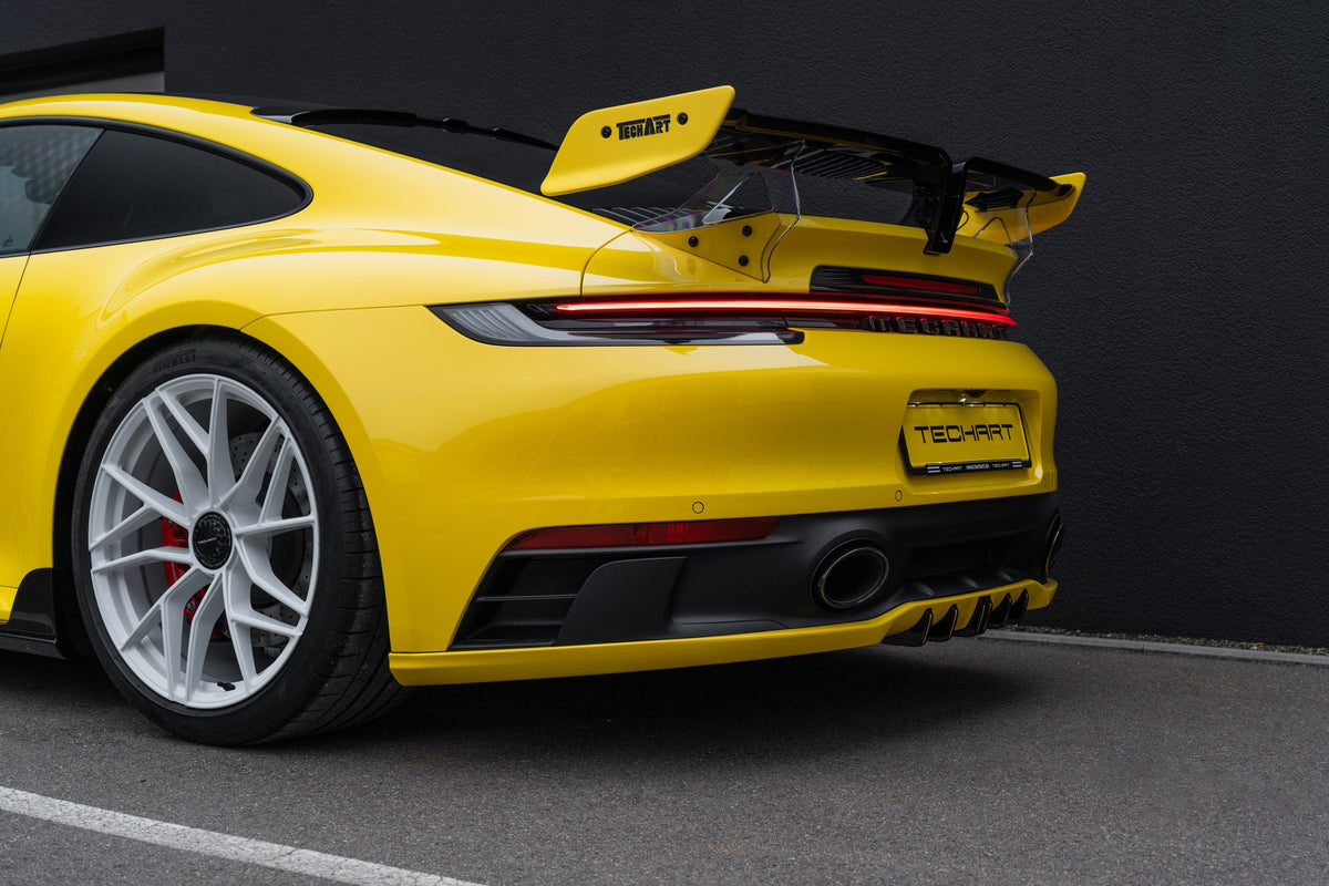 TECHART Porsche 992 Carrera Coupe Coupé rear spoiler II aero package