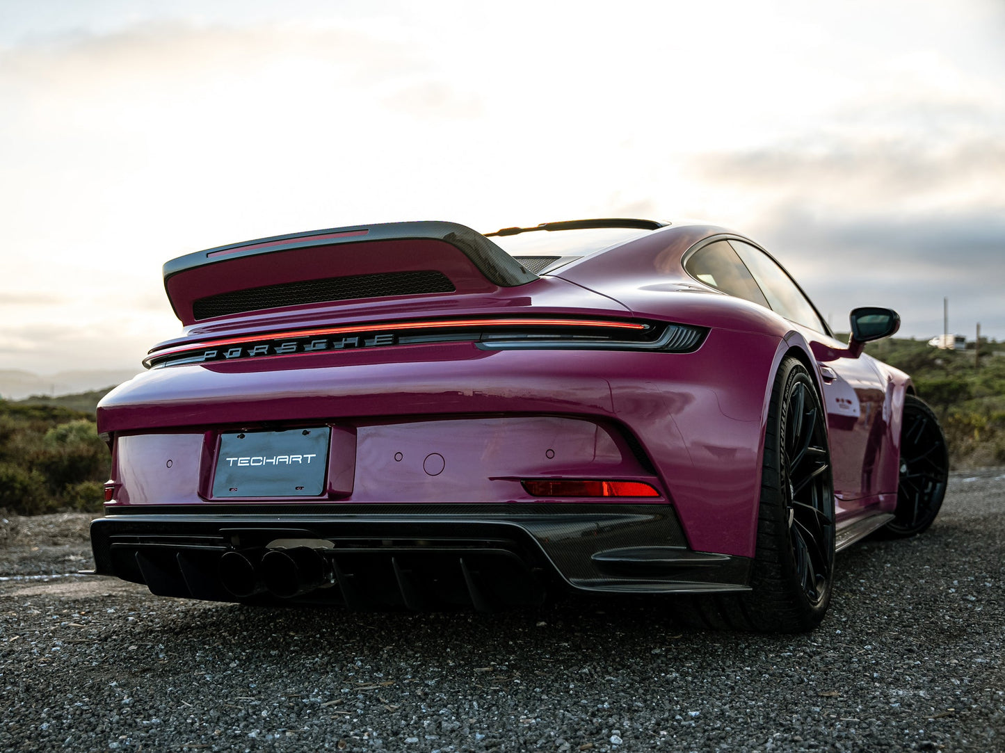 TECHART Porsche 992.2 Carrera Cabriolet Rear spoiler III