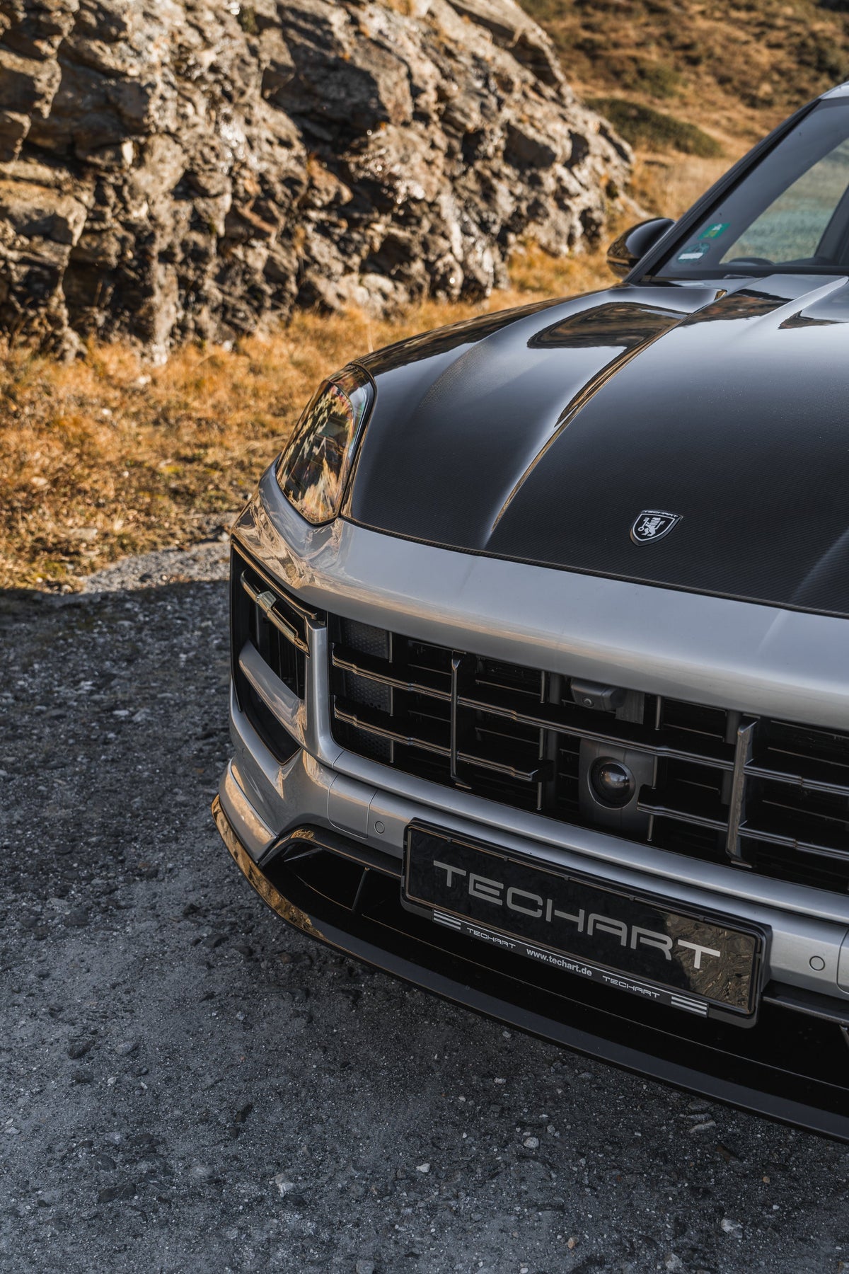 TECHART Porsche Cayenne E3.2 SportDesign / Turbo Front spoiler I