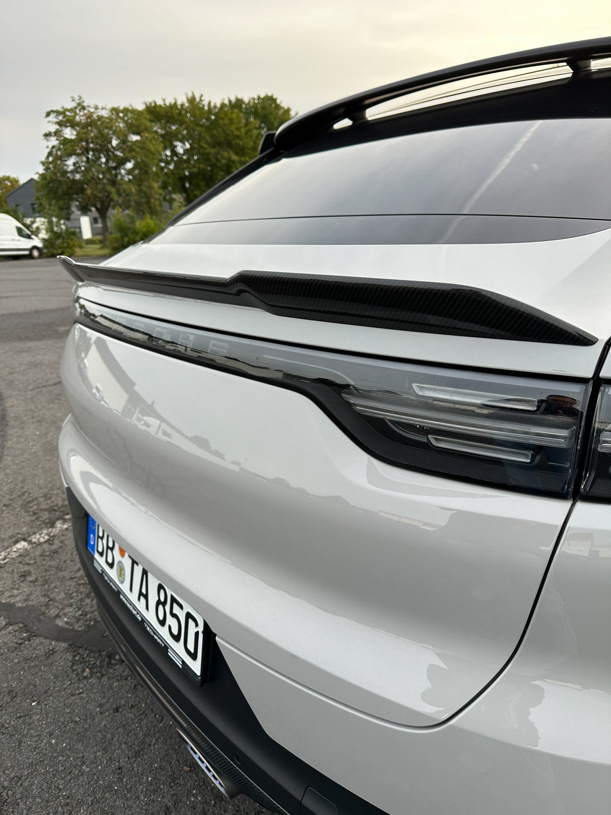 TECHART Porsche 9YA Cayenne Coupe from model year 2018 Rear Spoiler