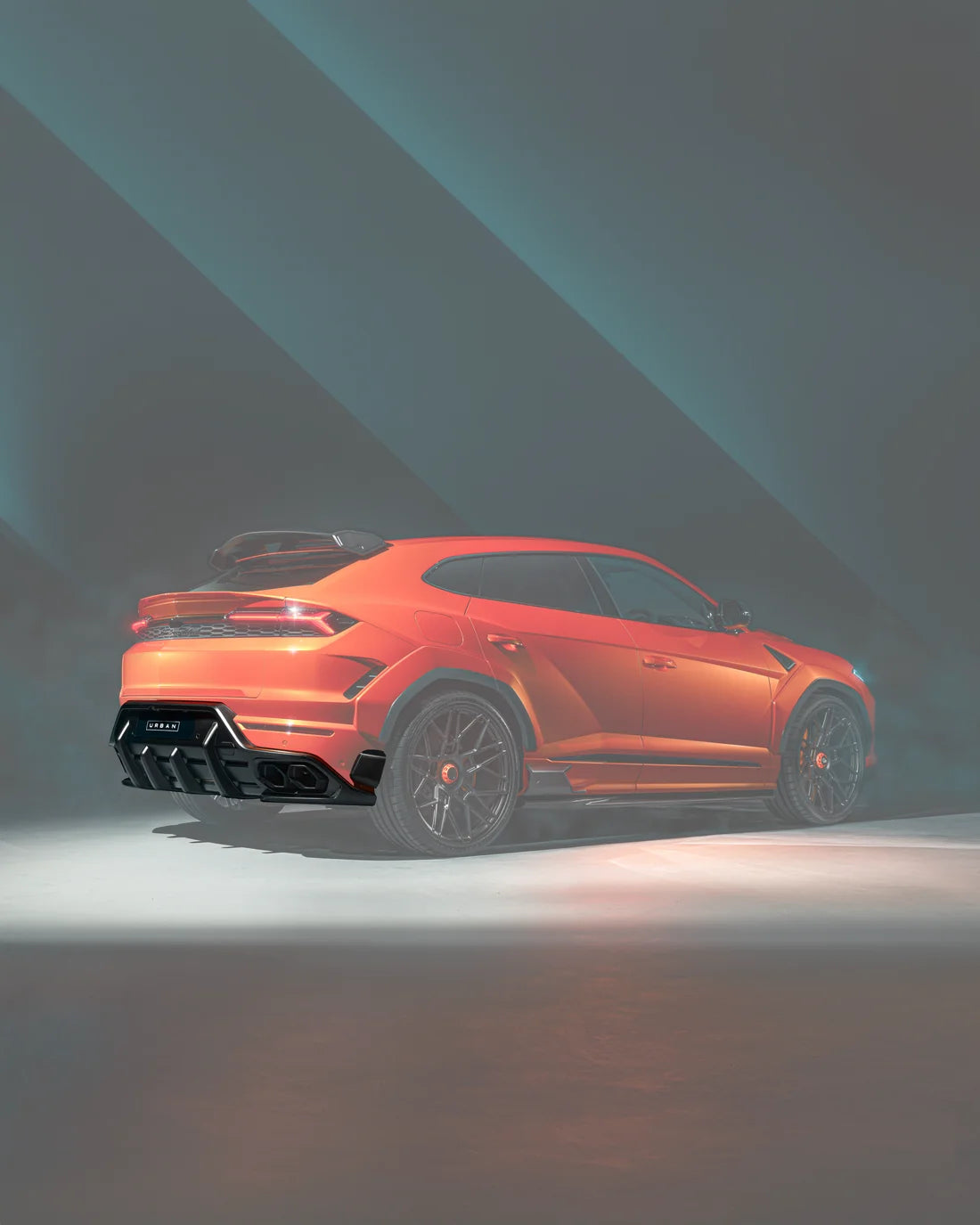 Urus Se - Rear Diffuser Assembly - Visual Carbon Fibre