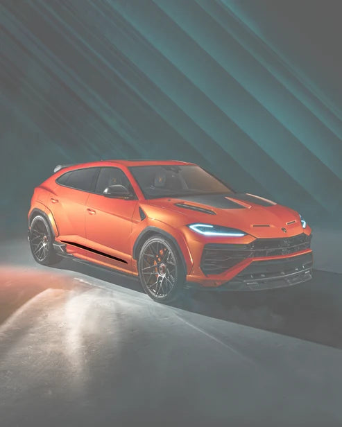 Urus Se - Lower Door Mouldings Inserts - Visual Carbon Fibre