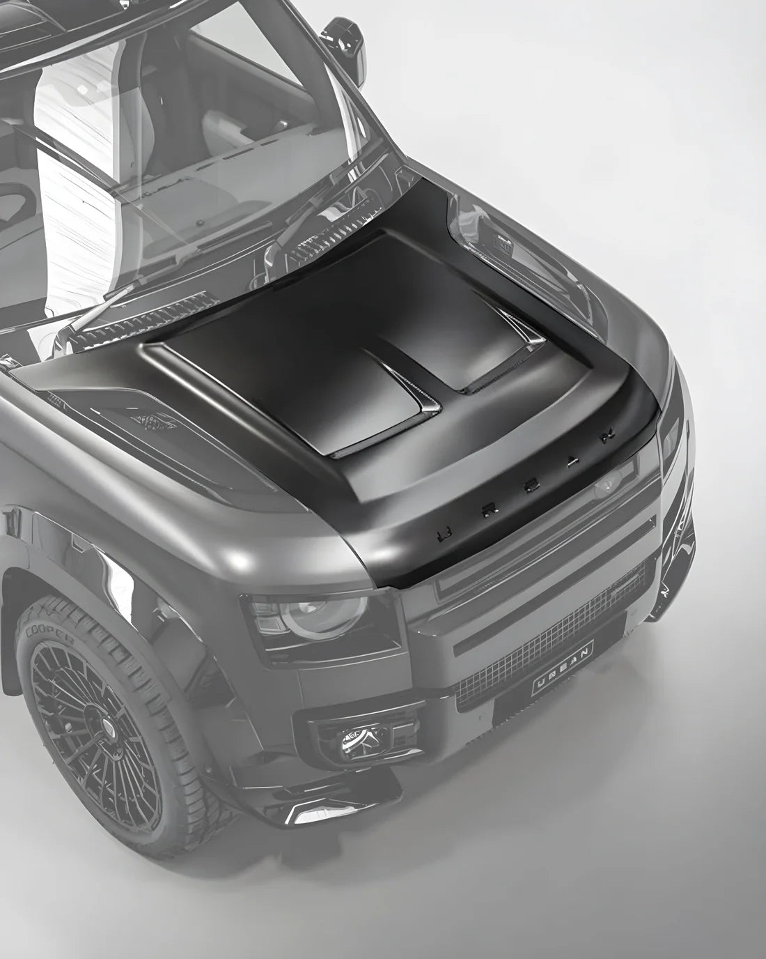 Defender L663 90/110/130 Svr Style Vented Carbon Fibre Bonnet