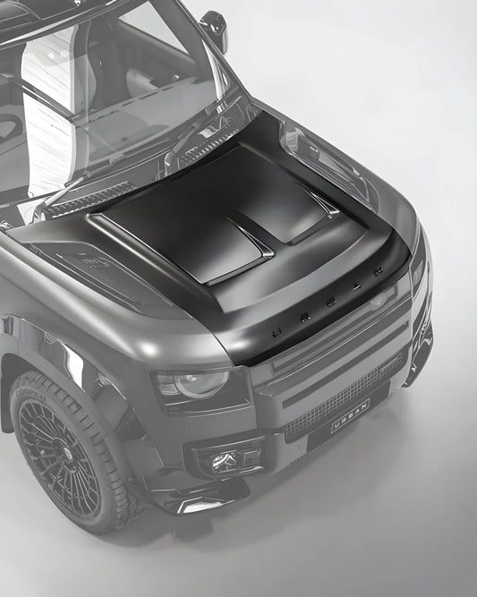 Defender L663 90/110/130 Svr Style Vented Carbon Fibre Bonnet