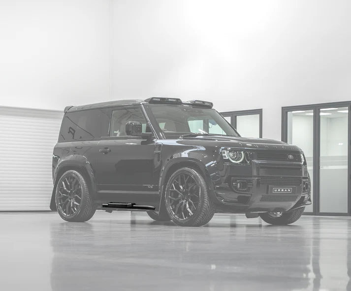 Land Rover Defender 90 URBAN Black Shadow Side Steps