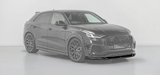 Audi Rsq8 Pre-facelift Front Splitter - Visual Carbon Fibre With Urban Emblem