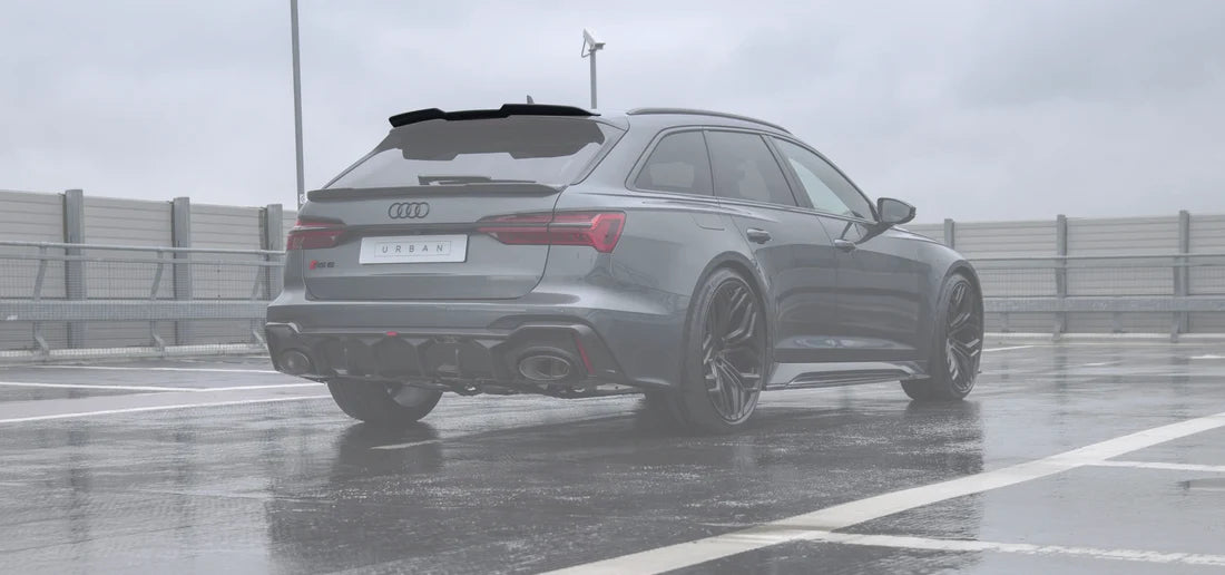 Audi C8 Rs6 / Rs7 Upper Rear Lip Spoiler - Visual Carbon Fibre