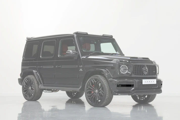 Mercedes W463A G-Wagon Softkit Bumper Intake Trims - Visual Carbon Fibre (Pair) (OEM G63 Bumper Only)