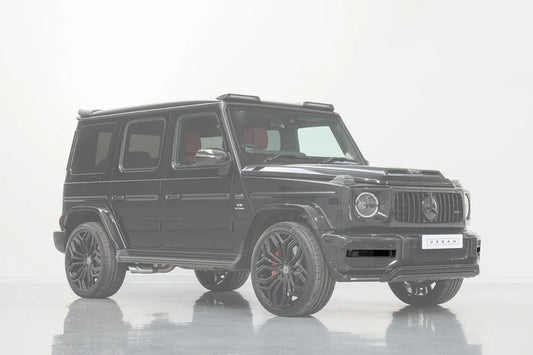 Mercedes W463A G-Wagon Softkit Bumper Intake Trims - Visual Carbon Fibre (Pair) (OEM G63 Bumper Only)
