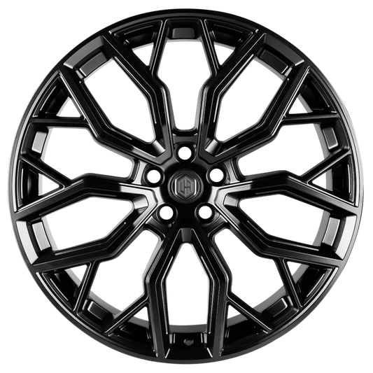 20" UC4 - 5x120 - ET42 - Satin Black - Front (T6.1)