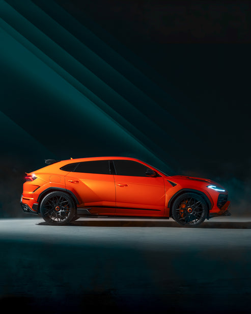 Urus Se - Lower Side Sills - Visual Carbon Fibre