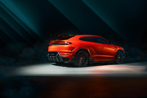 Urus Se - Rear Spoiler Assembly - Visual Carbon Fibre